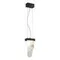 5438/12L HIGHTECH ODL_EX25 081 черный/металл/ смола под алебастр /акрил Подвес LED 12W 3000K 1489Лм FOROS