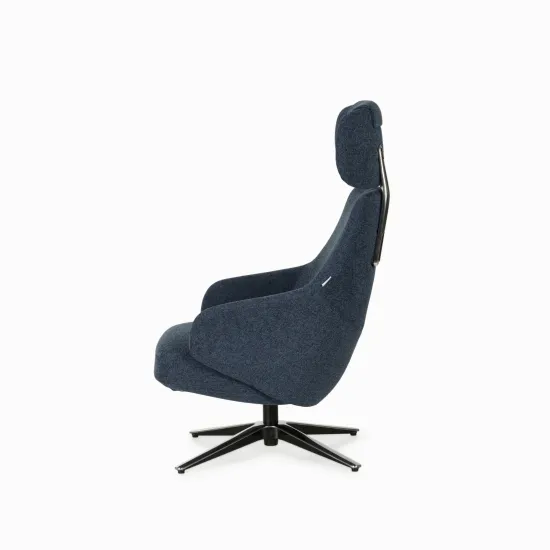 Офисное кресло Doha синяя ткань