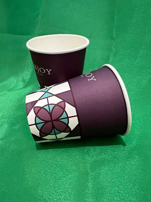 Бумажный стакан 250мл. Узор Фиолетовый Кракен 1000шт/кор