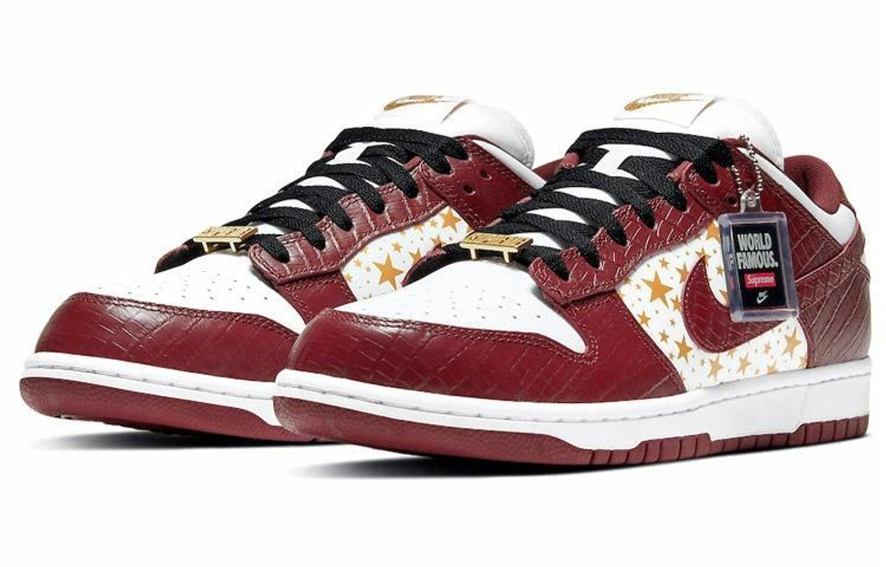 Кроссовки Supreme X Nike Dunk Sb Barkroot Brown
