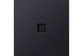 Розетка компьютерная RJ-45 независимая 10А черная акрил Альтаир SBE-i11ba-S1-RJ