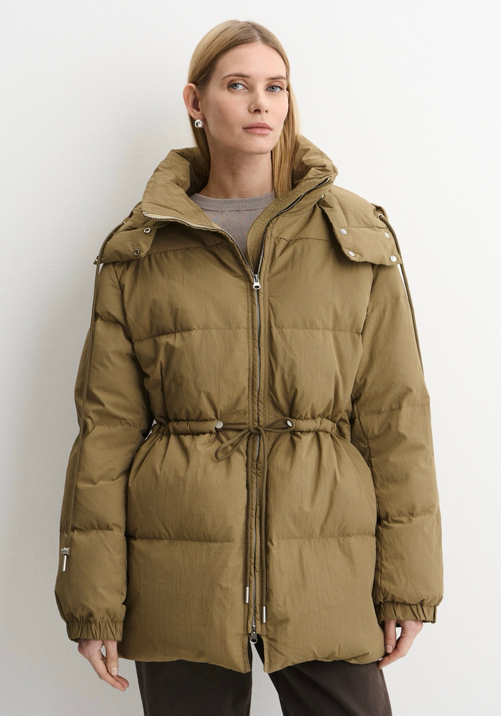 Пуховик Bob олива