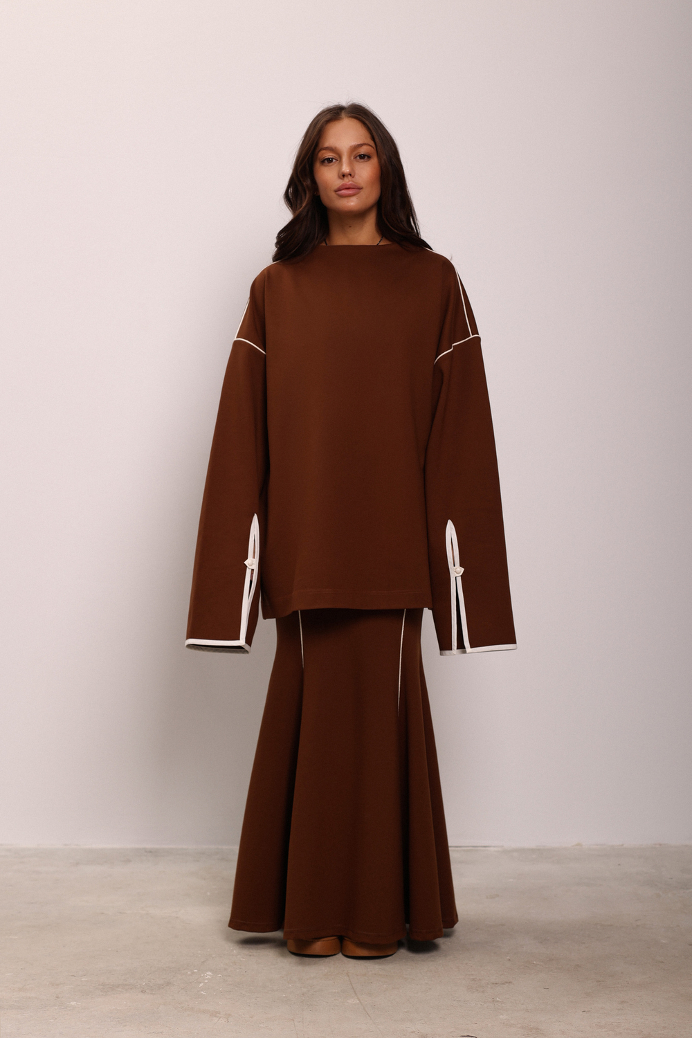 Юбка-годе из джерси