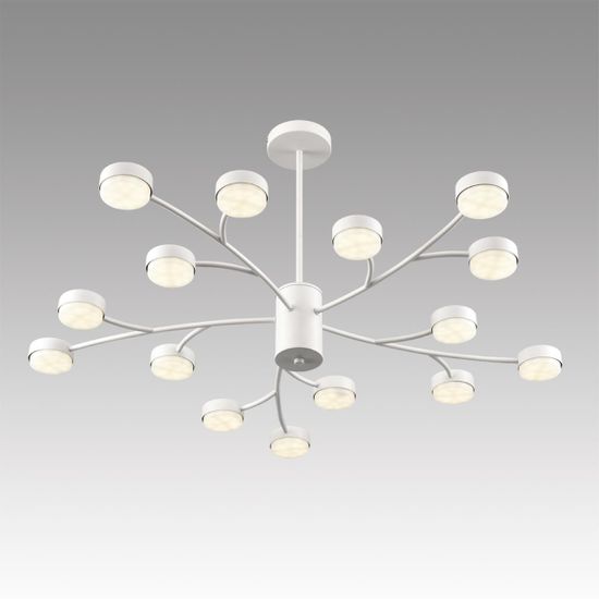 8265/15 COMFI LN26 233 металл/металл белый/белый Люстра GX53 LED 15*7W 220V TORINA