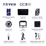Teyes CC3 2K 9"для Honda CR-V 2 2001-2006