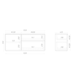 Тумба напольная ML082R