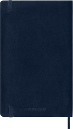 Блокнот Moleskine Classic Soft DOUBLE (NB313SB20) 13х21см линейка/нелинованный мягкая обложка синий