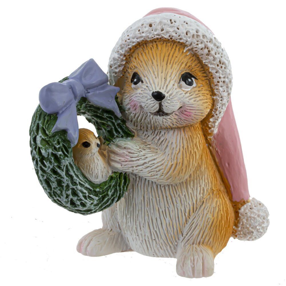 GAEM Фигурка декоративная "Зайчик", L3,5 W6 H6 см, 2в.