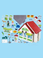 Набор City Life Переносной зоомагазин Playmobil 71396