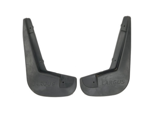 Брызговик ВАЗ ЛАДА Ларгус, Logan передний (к-т из 2 шт.) ТЭП (термоэластопласт) (ПолиуретанДеталь) ( ОЕ 99999901011382 )