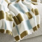 Плед IKEA SVARTFIBBLA (СВАРТФИББЛА), Разноцветный, 120х160 см