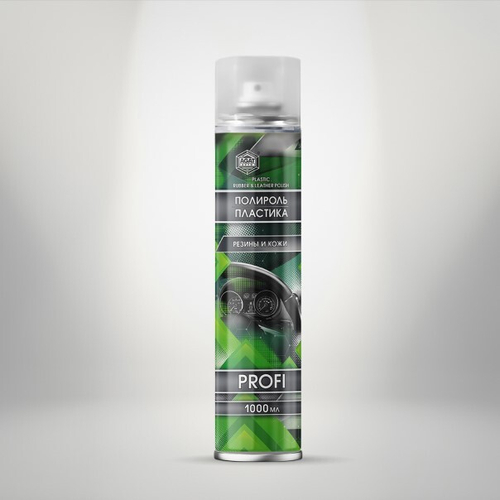 Полироль пластика и резины 1 л. Классический (аэрозоль)  Silverline  (AGAT AVTO)