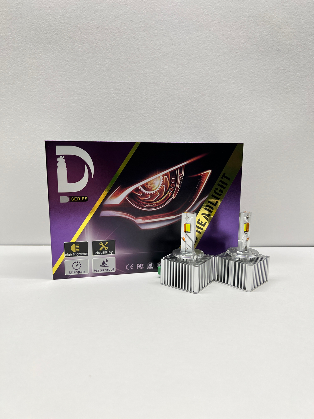 D3S / Светодиодные лампы D3S LED 60w, замена штатных ксеноновых ламп Д3C, Драйв Ядро, TG (2 шт. / комплект)