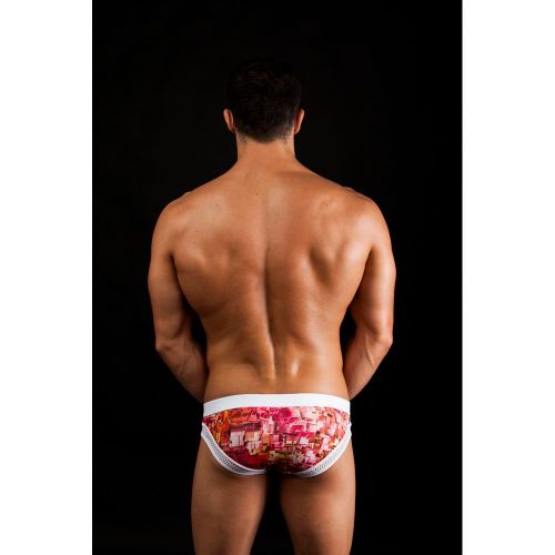 Трусы мужские слипы красные Boefje 34470