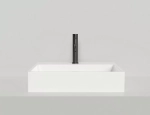 Раковина Salini OTTAVIA 1103101G 59,5 из искусственного камня S-Sense, белая глянцевая