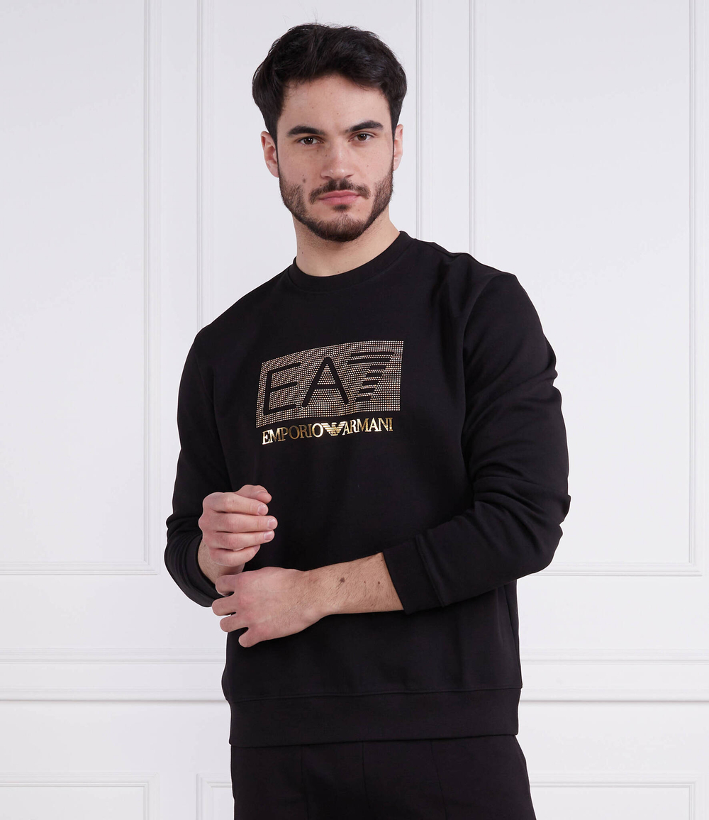 Худи EA7 - черный(3RUM09 PJARZ)