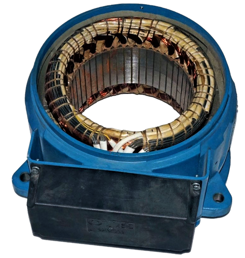 Статор двигателя  две скорости 8,5 кВт (8,5кВт/2,1кВт 1500/375 об/мин) лебедки 13VTR  OTIS.