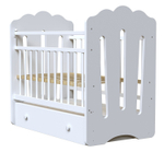 Кровать ВДК LITTLE HEART (маятник, ящик) белый