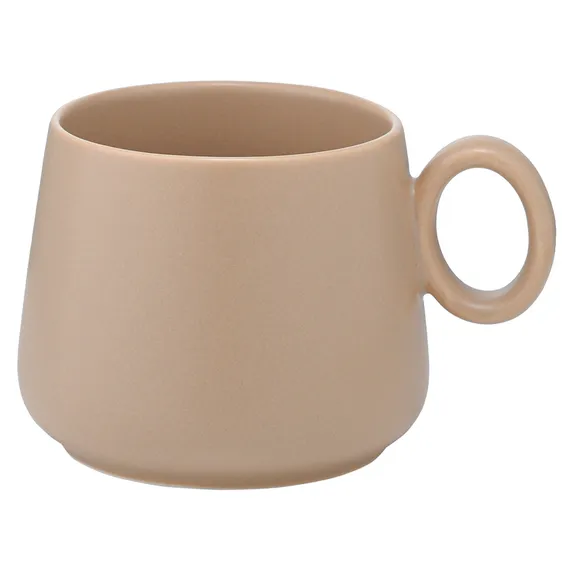 Набор из двух чайных пар бежевого цвета из коллекции essential, 250 мл