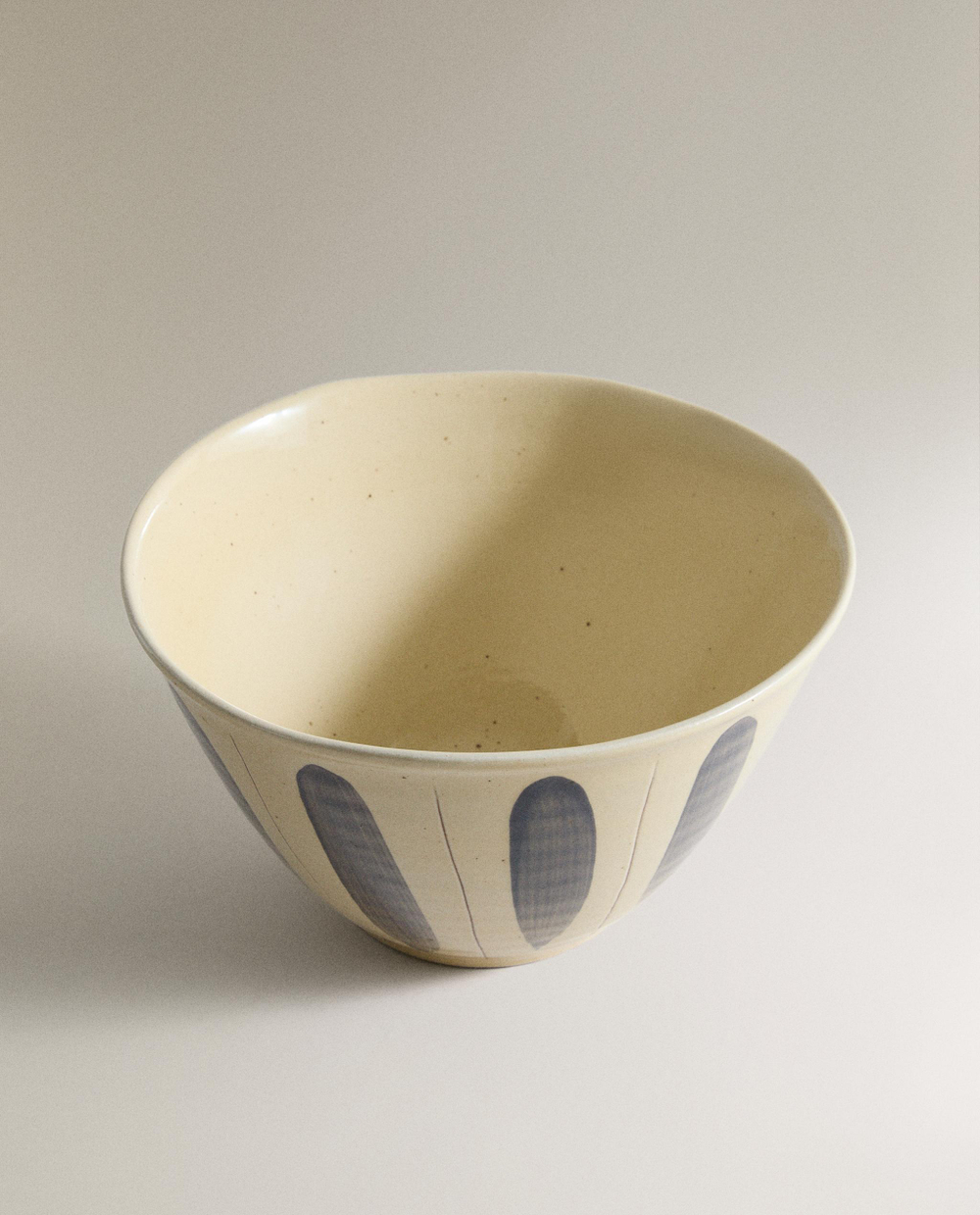 Zara Home блюдо сервировочное из фаянса, цвет синий, 27 см
