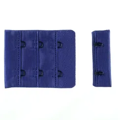 Застежка с крючками ультрамарин 2 ряда (цв. 1547), 44*55 мм