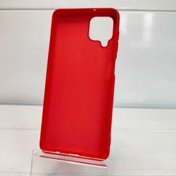 Чехол силиконовый SAMSUNG Galaxy A12 красный