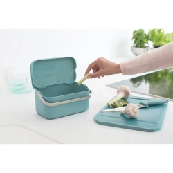 Brabantia Контейнер для мусора Sort & Go 1,8л мятный