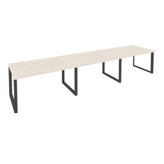 Onix Стол переговорный O.MO-PRG-3.3 Денвер Светлый/Металл Антрацит 4140*980*750