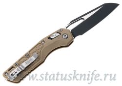 Нож Microtech MSI 210-1FRGTTA Tan Frag G-10 Black Bladeфотография - 2