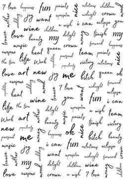 Слайдер-дизайн Crazy Shine Nails mini: Надписи 5