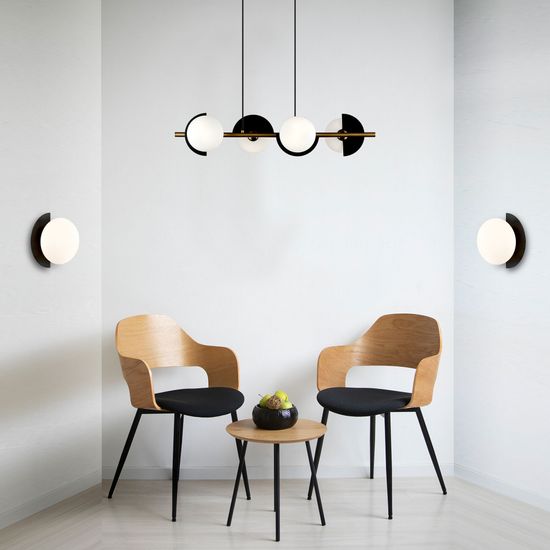 70149/4 / подвесной светильник / черный/латунь Smart