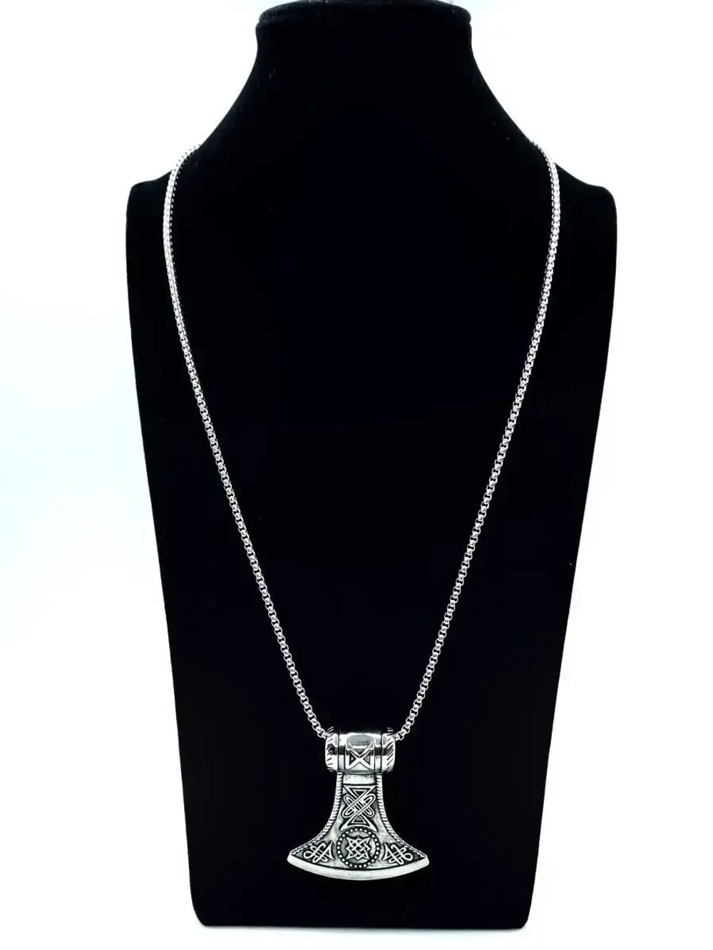 Цепь с подвеской Топор славянский оберег Гром Секира Перуна