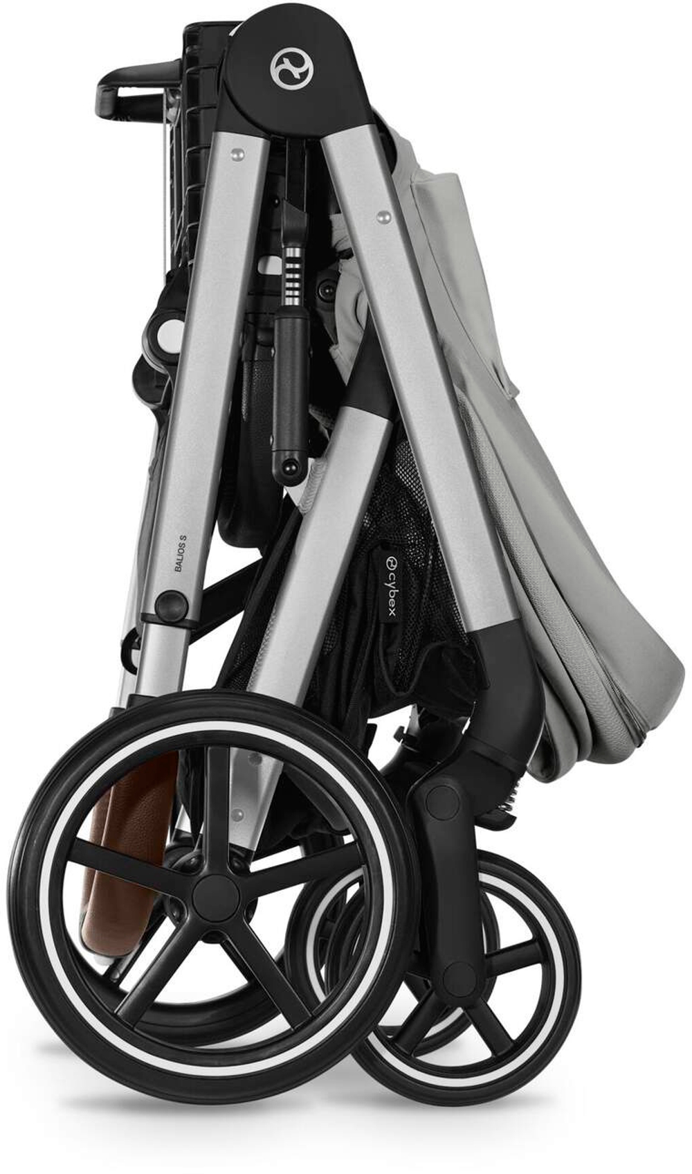 Cybex Детская коляска Balios S Lux BLK 2 в 1 цвет Stone Grey