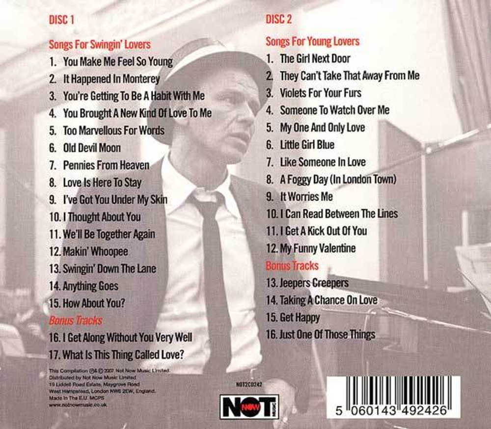 Frank Sinatra / Songs For Swingin' Lovers, Songs For Young Lovers (2CD)