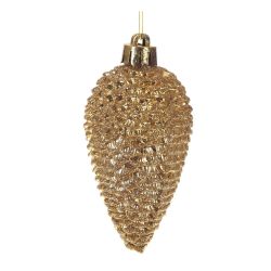 GAEM Набор из 4шт Украшение новогоднее "Шишка", L17 W5 H9 см