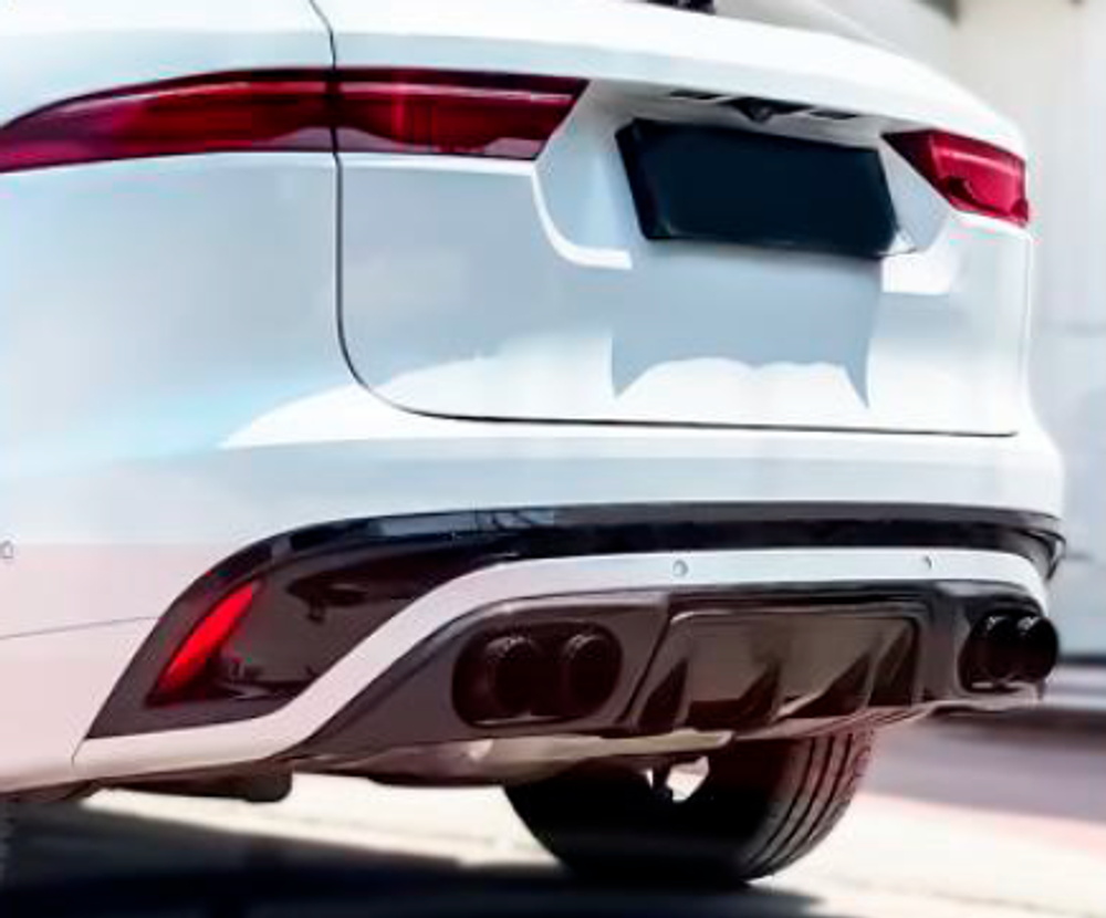 Карбоновый диффузор для Jaguar F-Pace 2020-2024 Ягуар