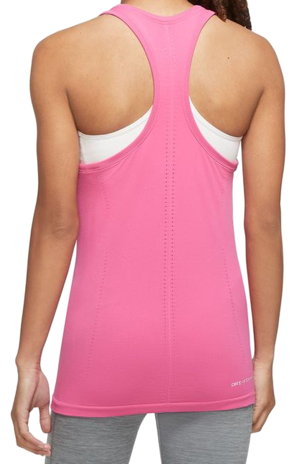 Женский топ теннисный Nike Dri-FIT ADV Aura - pinksicle/reflective silver