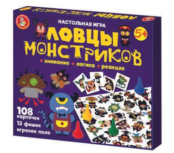Настольная игра для детей «Ловцы монстриков»