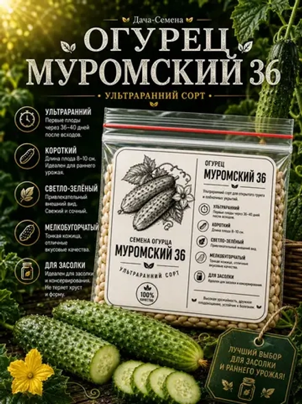Семена огурца Муромский 36