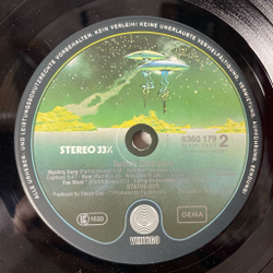 Винтажная виниловая пластинка LP Status Quo 12 Gold Bars (Germany 1980) Rockin' All Over The World