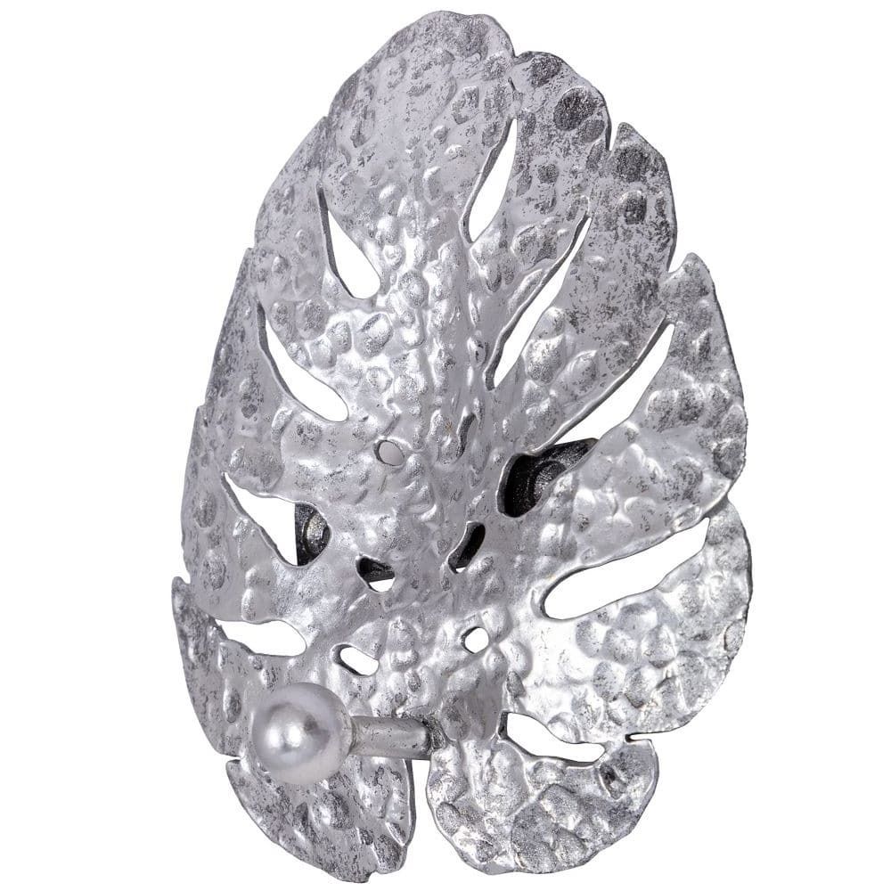 Крючок Monstera Deliciosa (Монстера) Античное серебро