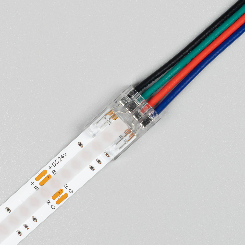Коннектор COB-RGB-10mm-4pin-STW-L150 (Arlight, Лента-Провод) 042064