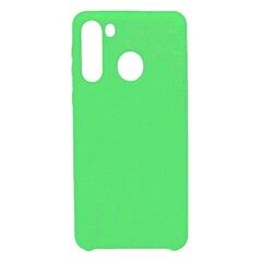 Силиконовый чехол Silicone Cover для Samsung Galaxy A21 (Зеленый)