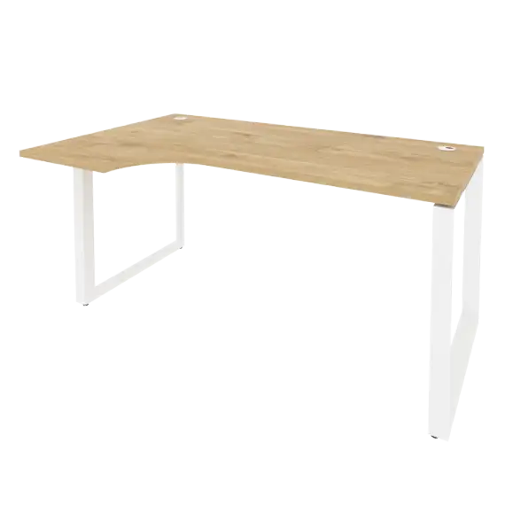 Onix Стол эргономичный левый на О-образном м/к O.MO-SA-1 (L) 1580*980*750 (720/460)