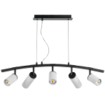 LR735363862 Люстра RULLO 5х50W GU10 ЧЕРНЫЙ/БЕЛЫЙ (571735+214436-3+214486-2)