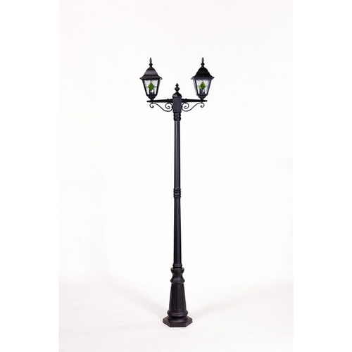 Фонарный столб YAOHUA LUX QUADRO M lead GLASS 79909MAlgG Bl