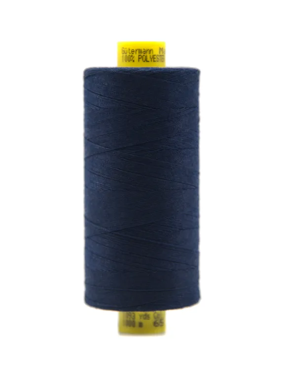 Нитки Guetermann MARA 150/1000 м, темно-синий 061