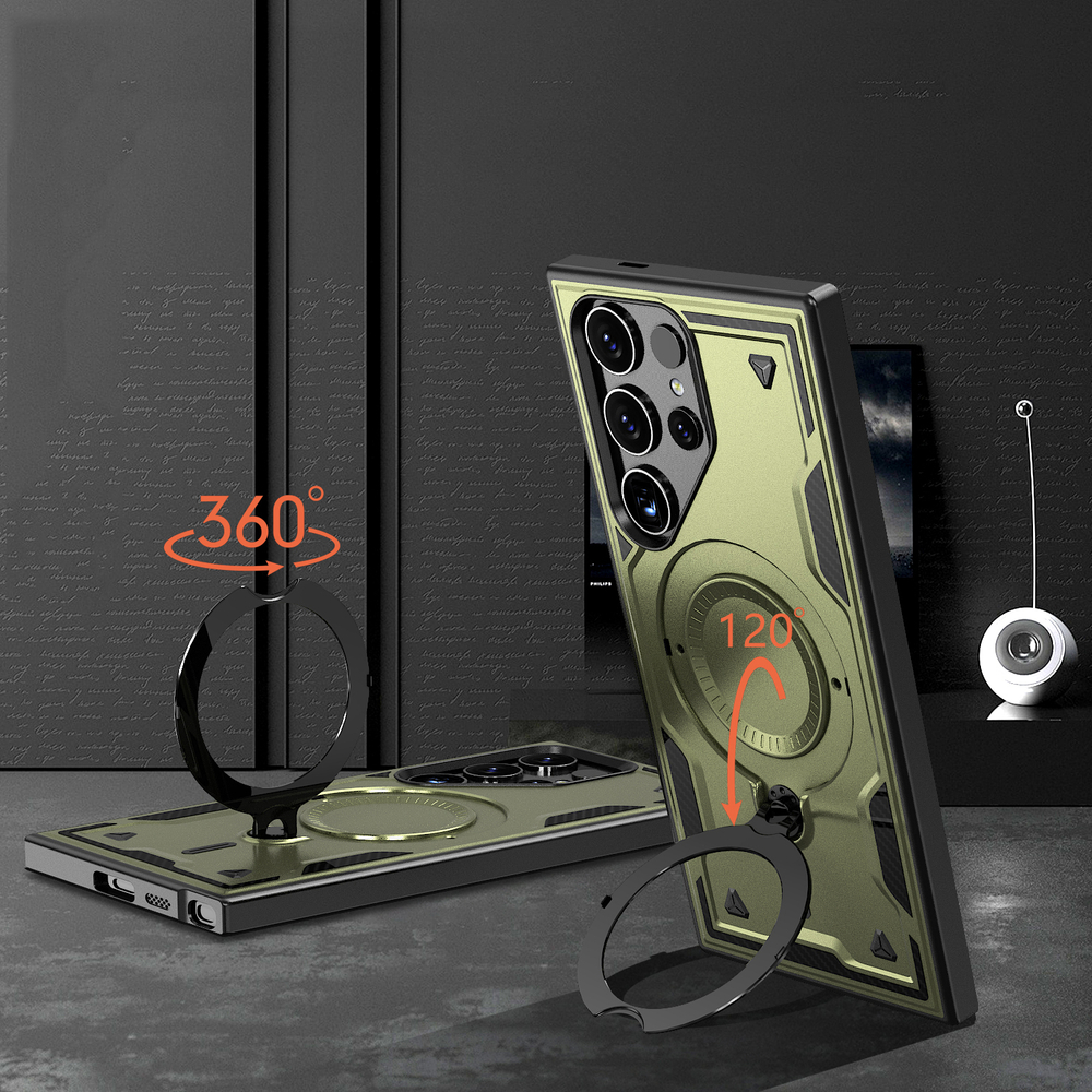 Чехол Magneto Case с кольцом для Samsung Galaxy S22 Ultra