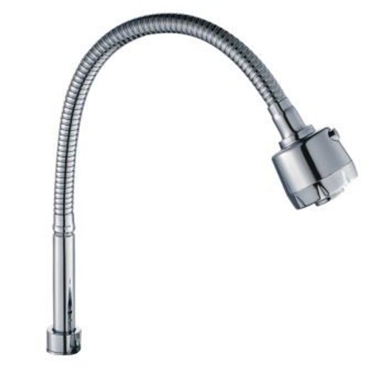 Излив кухня гибкий, гофрированный, хром HAIBA 7176