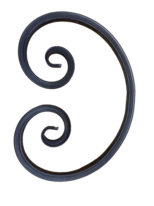 Кованый элемент "Бублик 3L", 360х250 мм